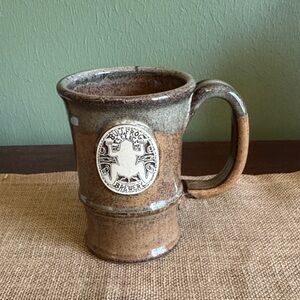 Sunset Hill Stoneware Bullfrog Brewery PA Coffee Tea Ales Lager Mug USA 16oz